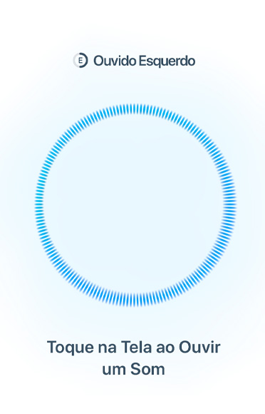 Onda sonora circular azul