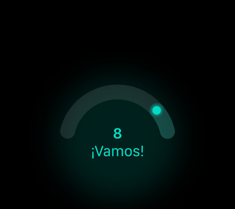 Puntuación de Disposición de 8, ¡Vamos!
