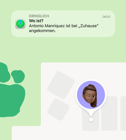 Apple Watch für deine Kinder, &bdquo;Wo ist?&ldquo; App
