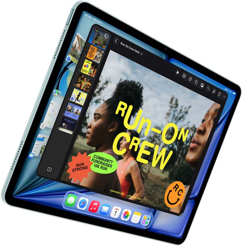 iPad Air in Blau