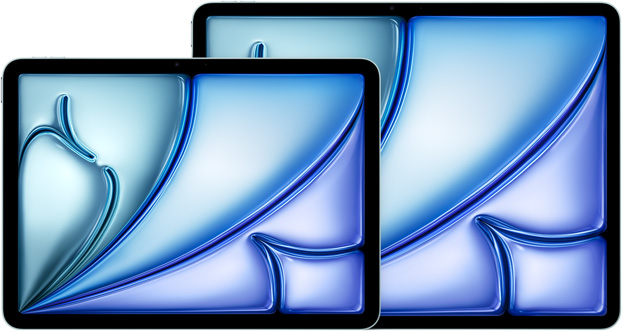 iPad Air en dos tamaños diferentes