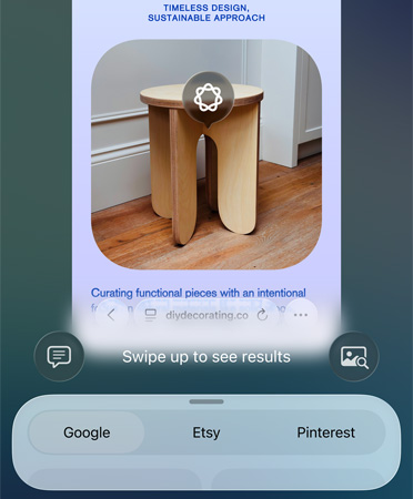 Das Feature Visuelle Intelligenz in Aktion